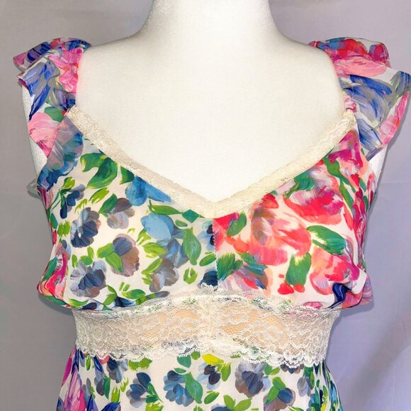 Floral Maxi Dress by SO in Multicolor - Picture 3 of 12